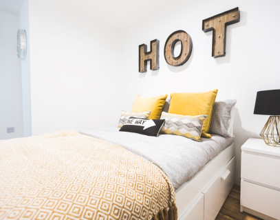 Moderní studiový apartmán v Salfordu u Manchesteru